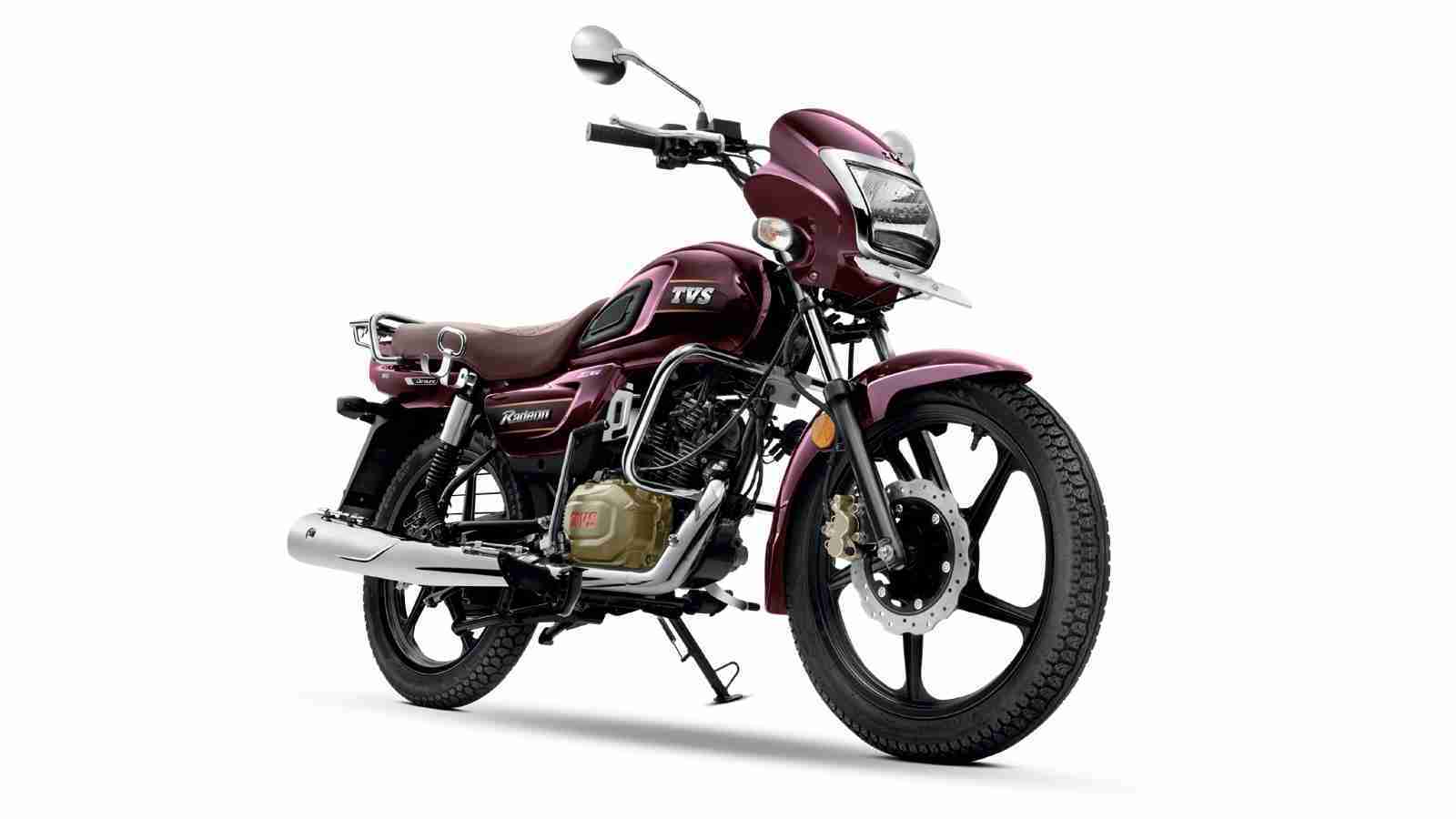 TVS Radeon Chrome Purple colour option