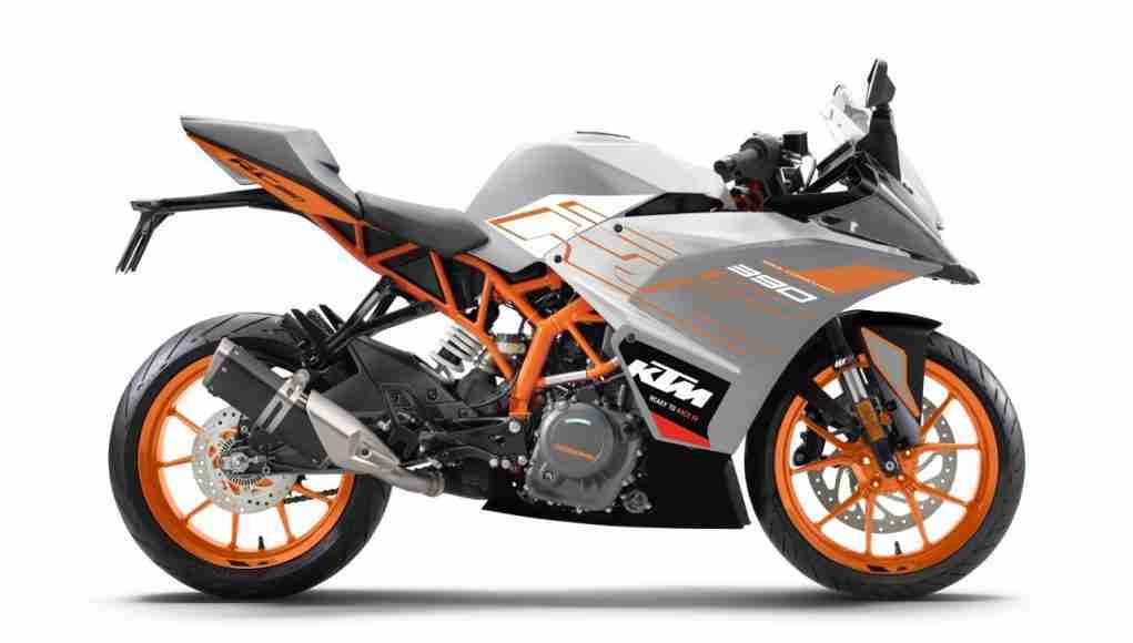 KTM RC 390 Metallic Silver