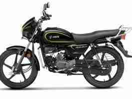 Hero Splendor+ Black and Accent in Bumble Bee Yellow
