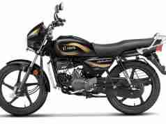 Hero Splendor+ Black and Accent in Firefly Golden