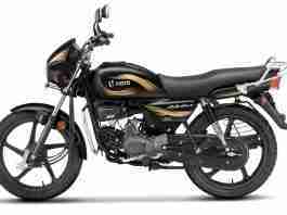 Hero Splendor+ Black and Accent in Firefly Golden
