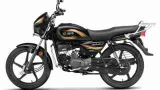 Hero Splendor+ Black and Accent in Firefly Golden