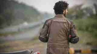 Royal Enfield Sanders riding jacket back