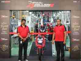 TVS Apache 4 Million Milestone