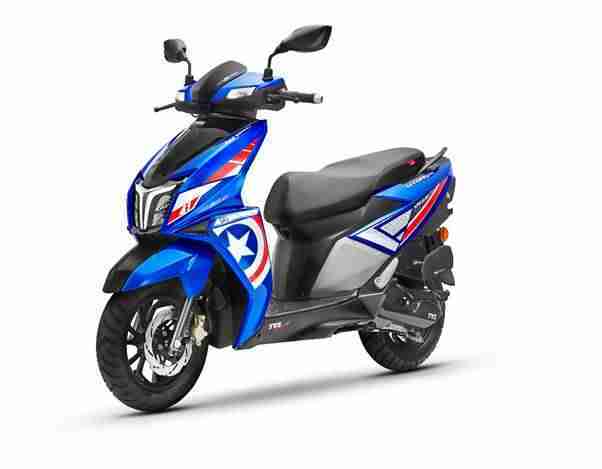 TVS Ntorq 125 SuperSquad Edition Combat Blue