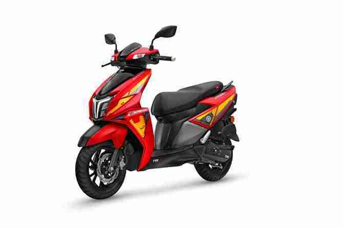 TVS Ntorq 125 SuperSquad Edition Invincible Red