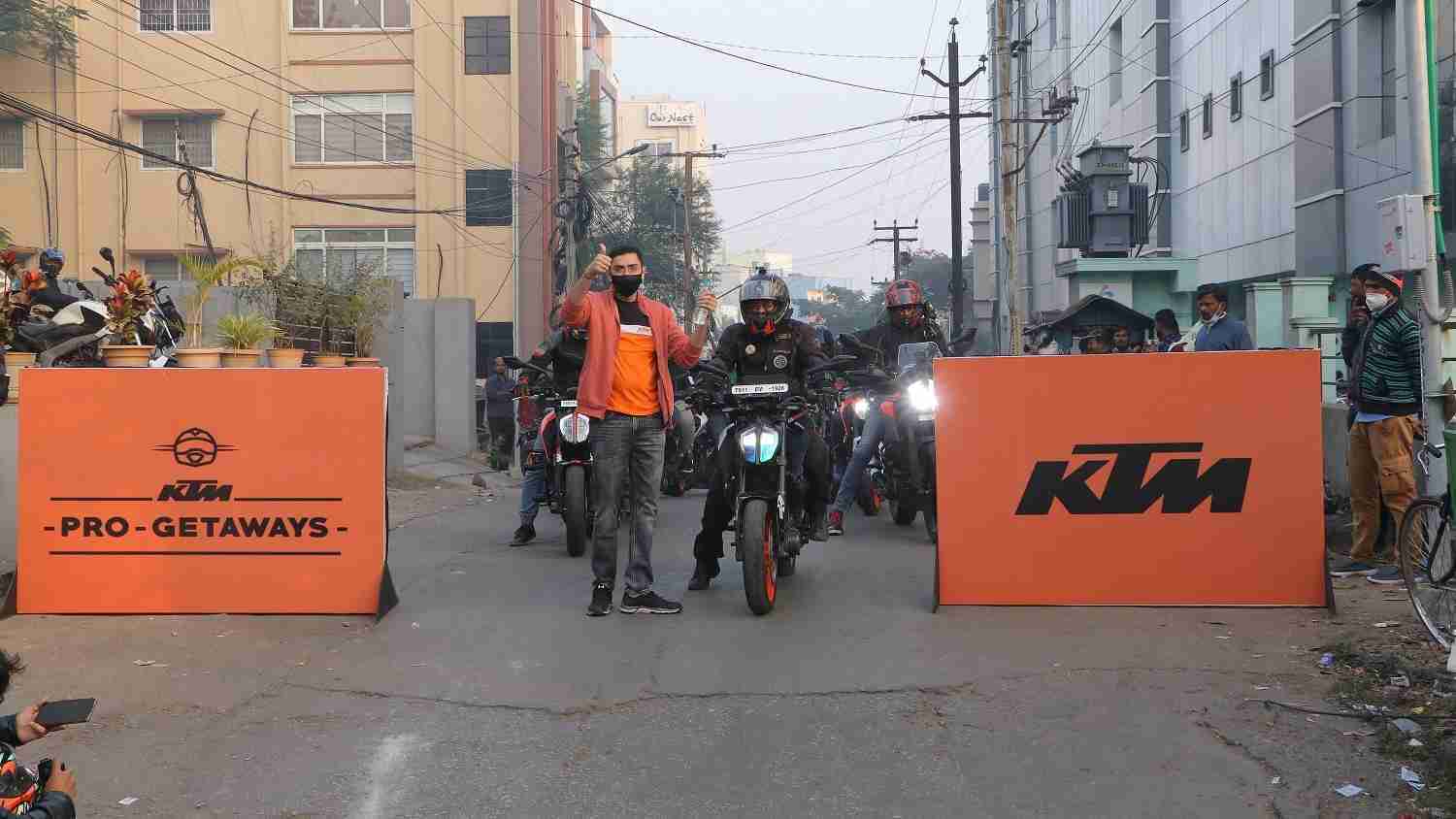 KTM Pro-Getaways Hyderabad & Guwahati edition