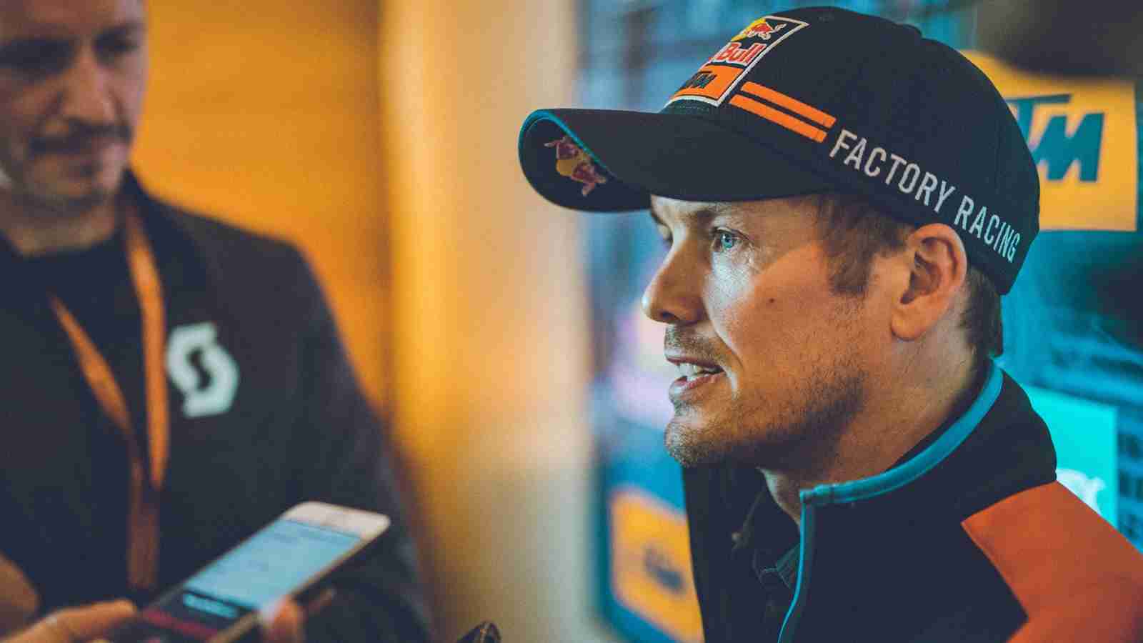 KTM Test rider Mika Kalio