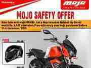 Mahindra Mojo Offers Free Shiro Helmet
