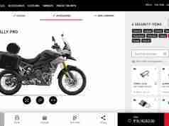 Triumph Motorcycles India Configurator