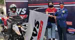 Mr. Shrivishnu S 'One Nation Different Uniform' ride powered by TVS