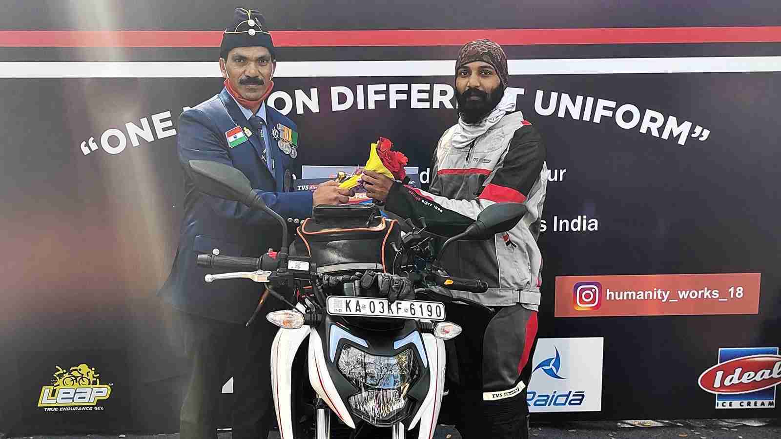 'One Nation Different Uniform' ride powered by TVS