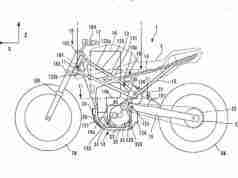 Honda Electric Motorcycle Patent Image