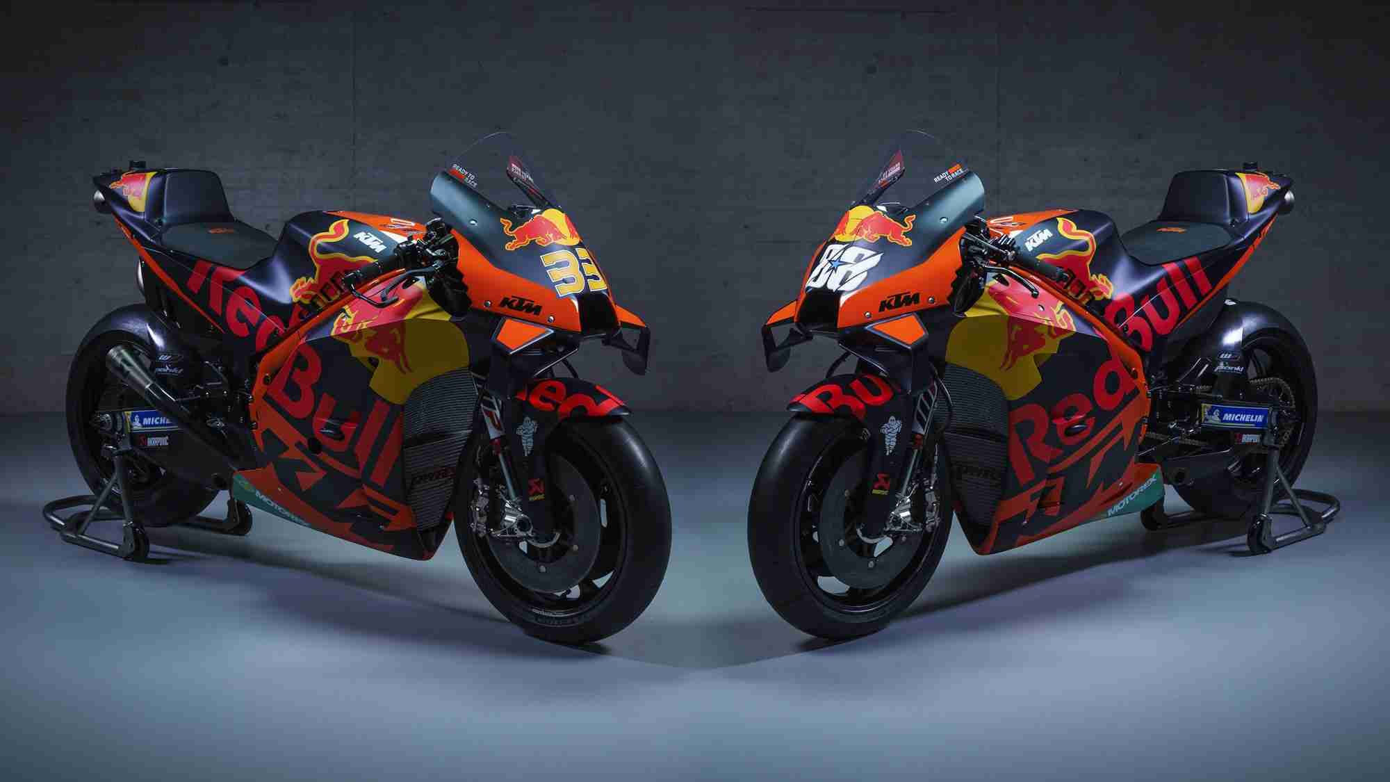 Red bull livery Moto