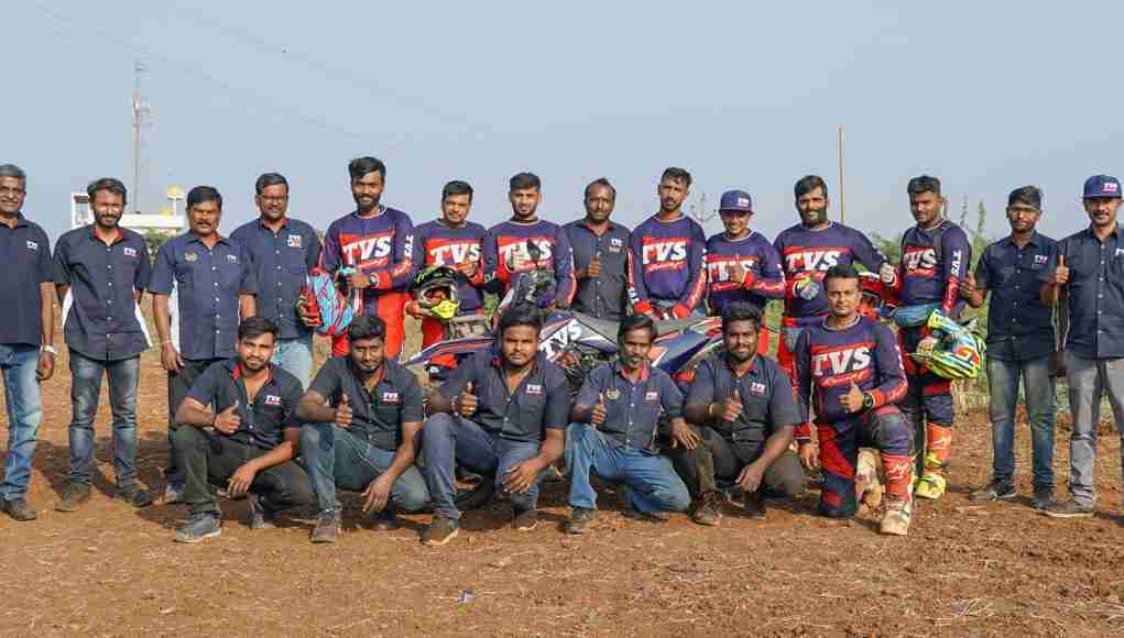 TVS factory racing team 2020 Indian National Rally Championship (INRC)