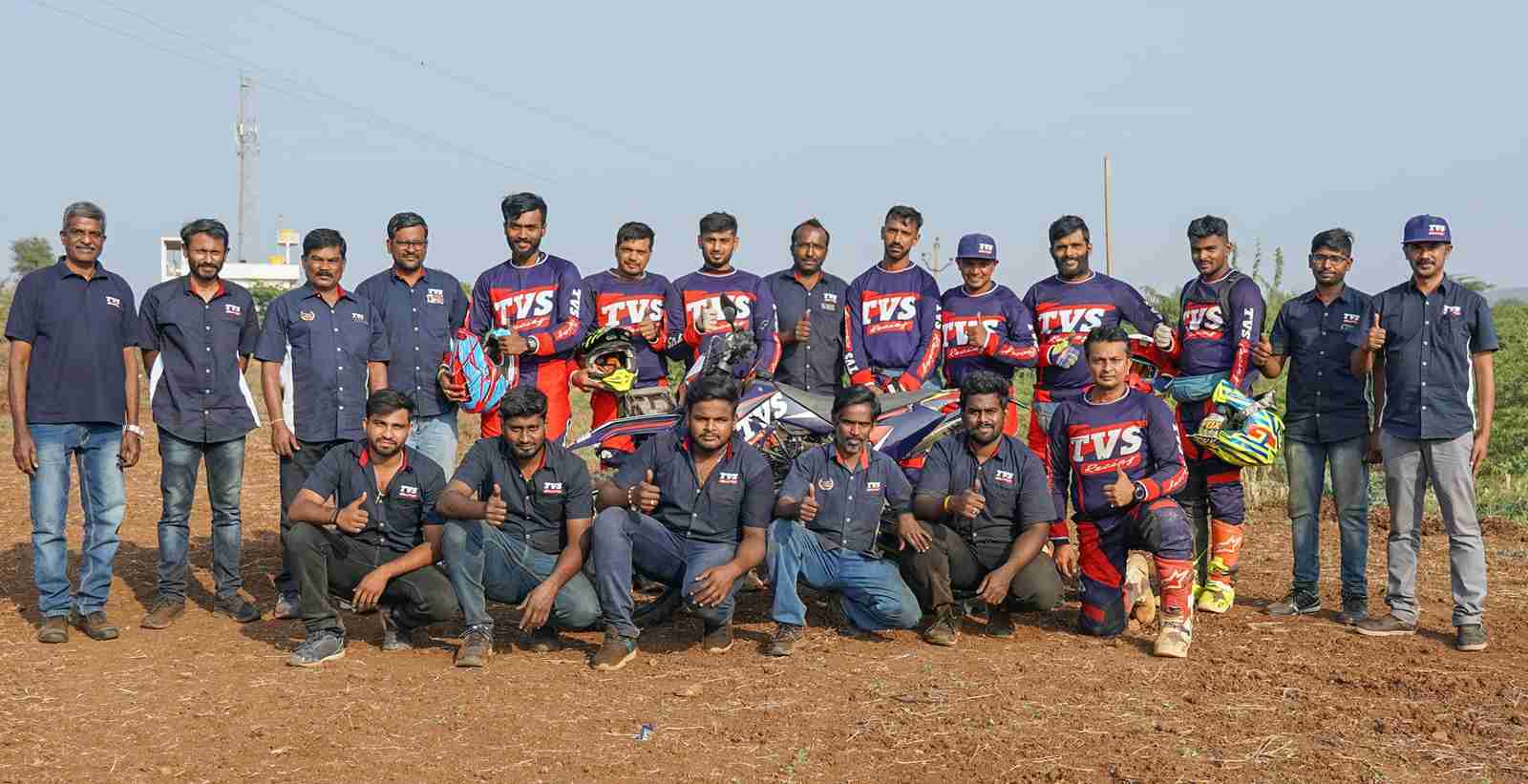 TVS factory racing team 2020 Indian National Rally Championship (INRC)