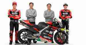 2021 Aprilia Racing Team Gresini witn RS-GP