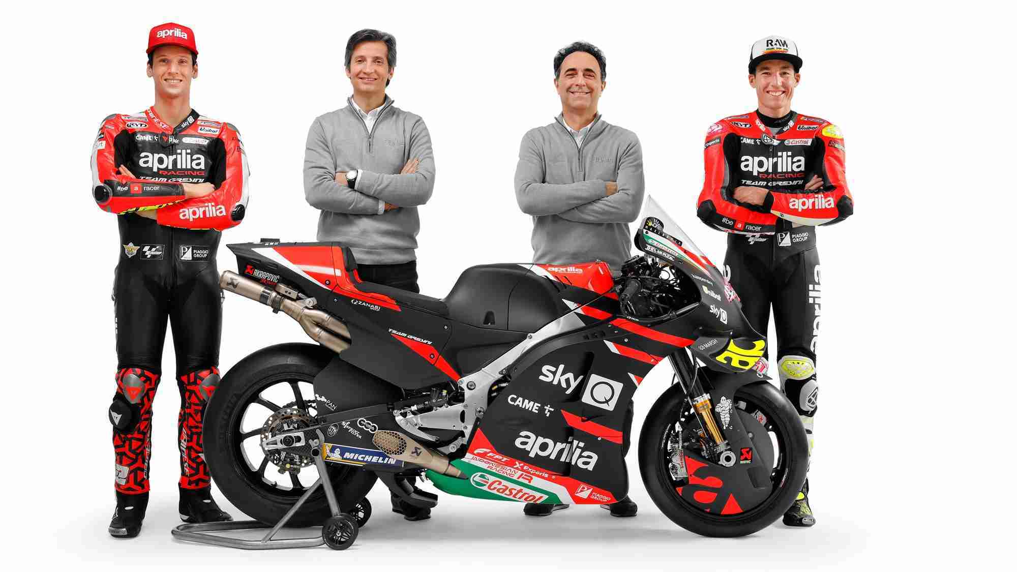 2021 Aprilia Racing Team Gresini witn RS-GP