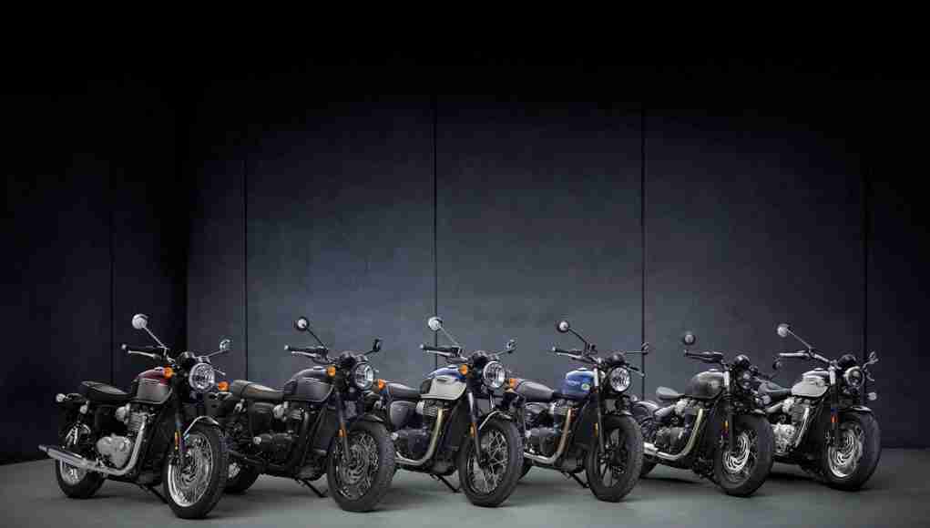 2022 Triumph Bonneville Range