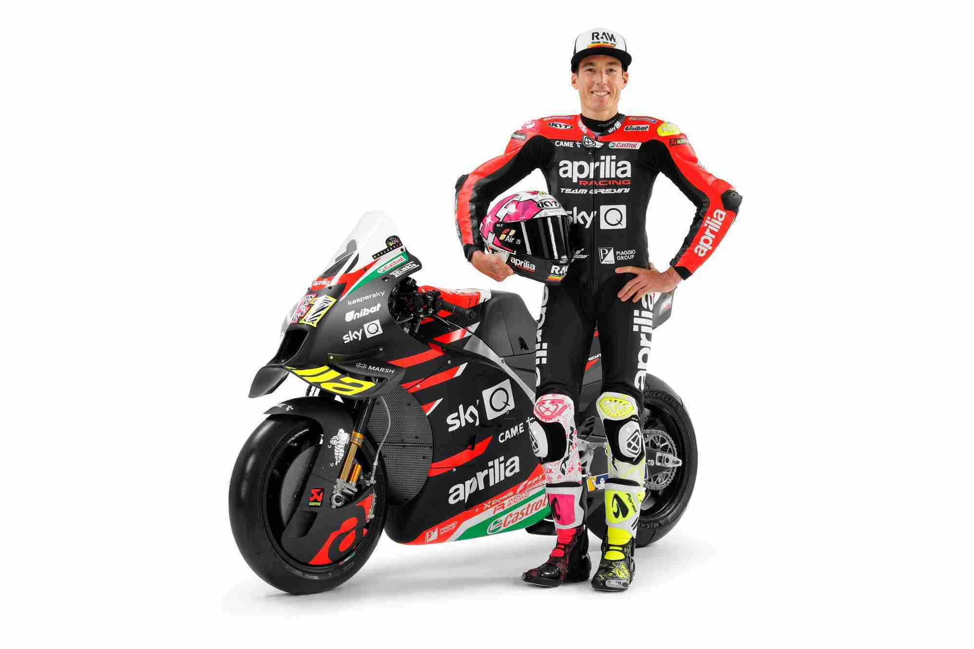 Aleix Espargaró with 2021 Aprilia RS-GP