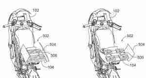 Honda Motorcycle-Mounted Drone Patent Images