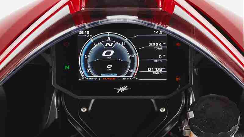 2021 MV Agusta Superveloce TFT LCD screen