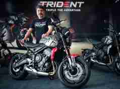 Mr. Shoeb Farooq Trident 660 India launch