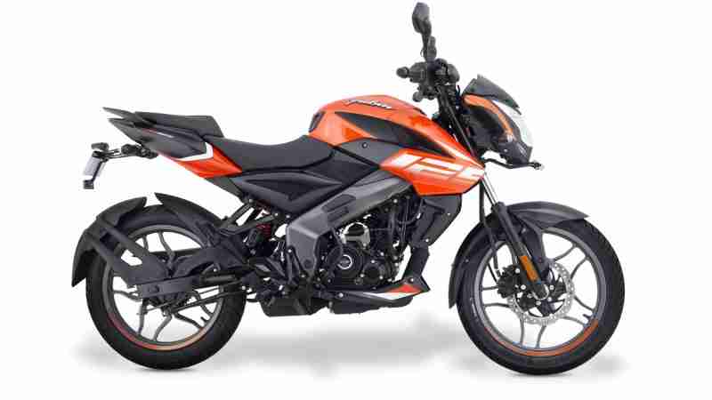 Pulsar NS 125 Fiery Orange colour options