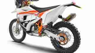KTM 450 RALLY FACTORY REPLICA left rear 2022