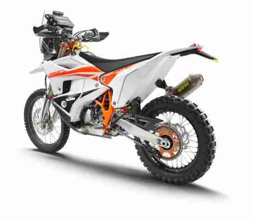 KTM 450 RALLY FACTORY REPLICA left rear 2022
