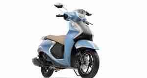 Yamaha Fascino 125 Fi Hybrid Cool Blue Metallic colour option