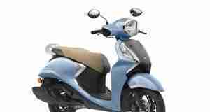 Yamaha Fascino 125 Fi Hybrid cool blue metallic colour option