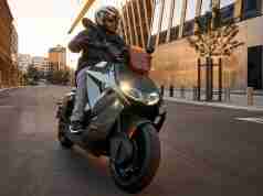 BMW CE 04 electric scooter riding