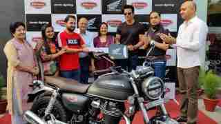 First delivery at Honda Big Wing Chandigarh