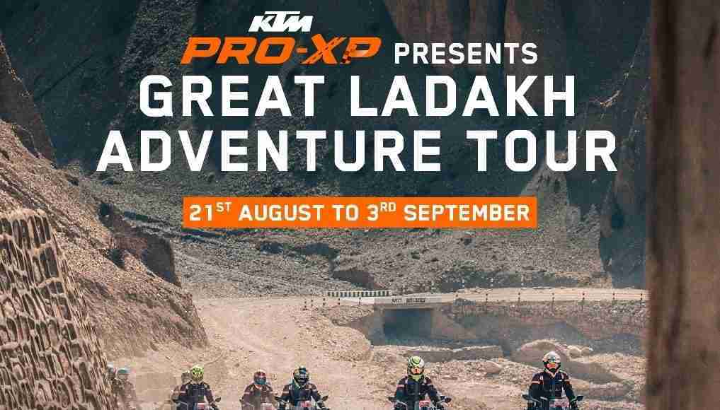 Great Ladakh Adventure Tour from KTM announced
