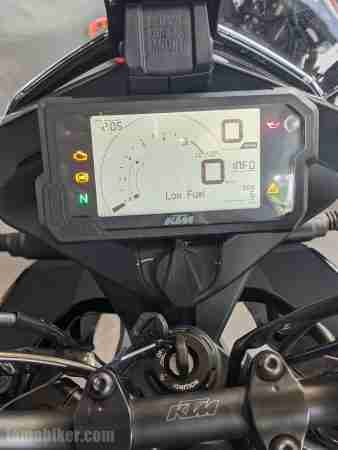 KTM 250 Adventure digital TFT screen