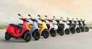 Ola Electric scooter colour options