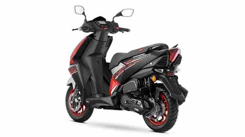 TVS NTORQ 125 Race XP left back