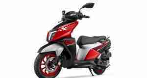 TVS NTORQ 125 Race XP front left view