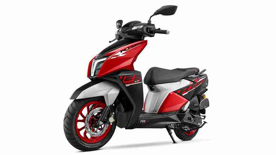 TVS NTORQ 125 Race XP front left view