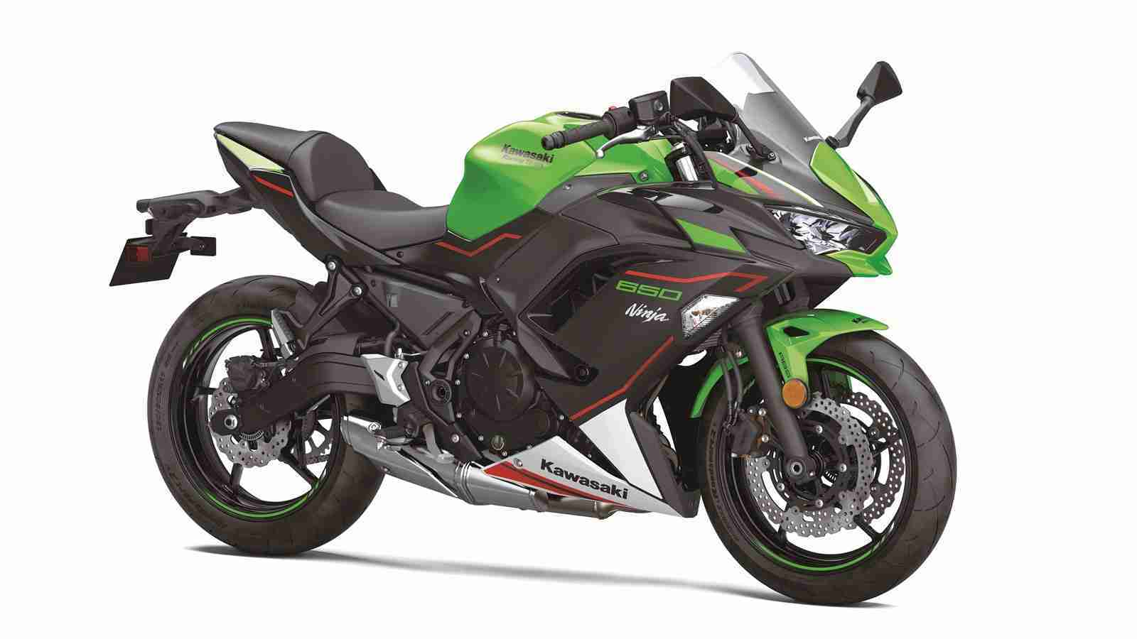 BS6 2022 Kawasaki Ninja 650 LIME GREEN colour option