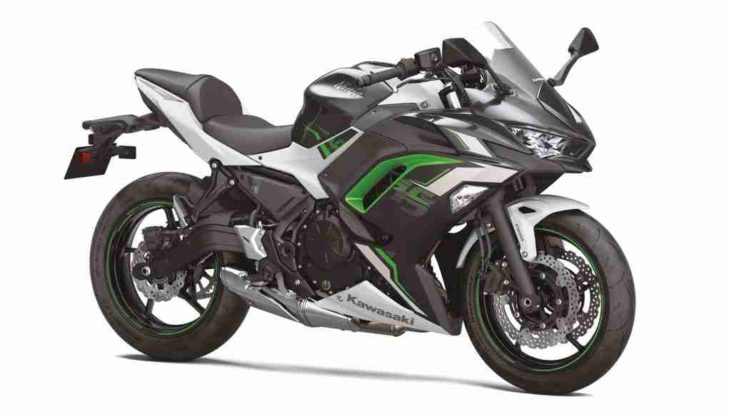BS6 2022 Kawasaki Ninja 650 PEARL ROBOTIC WHITE colour option