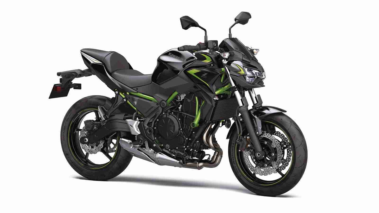 BS6 2022 Kawasaki Z650 CANDY LIME GREEN TYPE 3 colour option