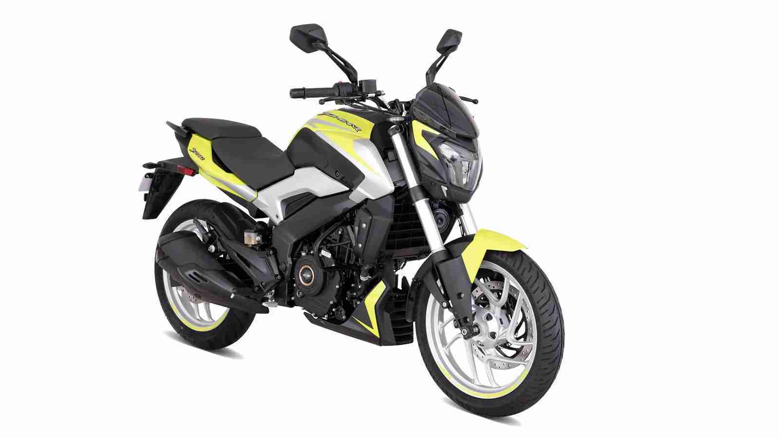 Dominar 250 colour option Citrus Rush + Matt Silver