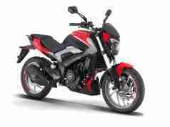 Dominar 250 colour option Racing Red + Matt Silver