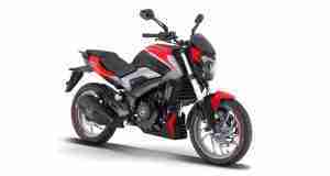 Dominar 250 colour option Racing Red + Matt Silver
