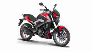 Dominar 250 colour option Racing Red + Matt Silver