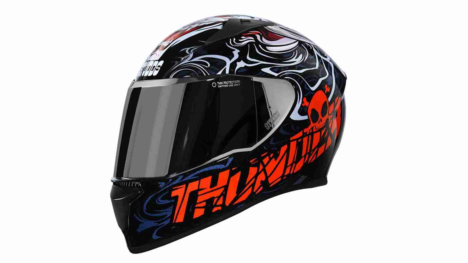 STUDDS Thunder D9 Decor full face helmet D9-BLACK-N2