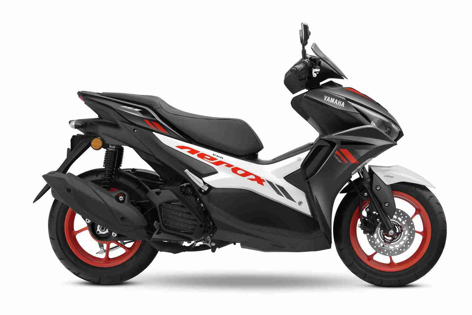 Grey Vermillion Yamaha AEROX 155 colour option