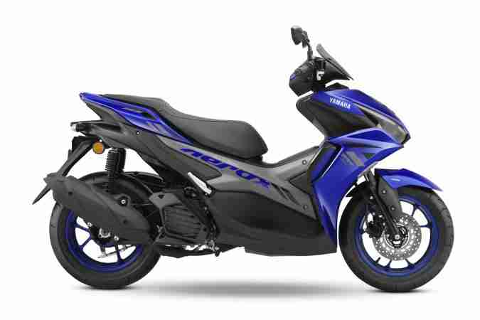 Racing Blue Yamaha AEROX 155 colour option